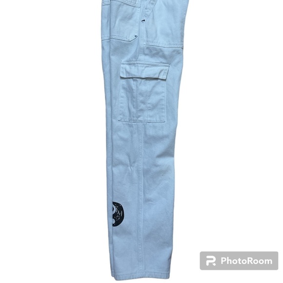 PACSUN Sketchbook Cargo Skater High Rise Carpenter Floral Size 22  **Flawed** - Picture 3 of 9